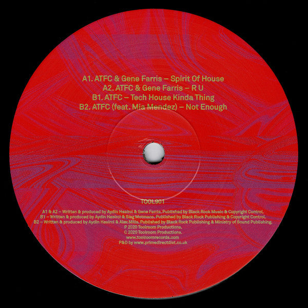 ATFC & Gene Farris - Spirit Of House — front sleeve