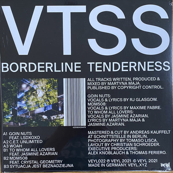 VTSS - Borderline Tenderness — back sleeve