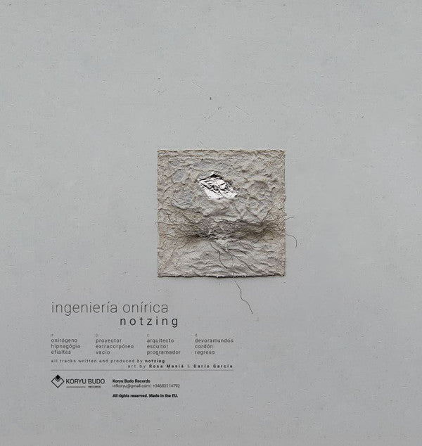 Notzing  - Ingeniería Onírica — back sleeve