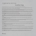 Notzing (2) : Ingeniería Onírica (2xLP, Album, Ltd)