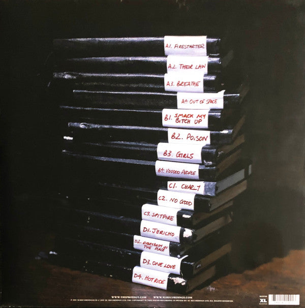 The Prodigy - Their Law - The Singles 1990-2005 — back sleeve