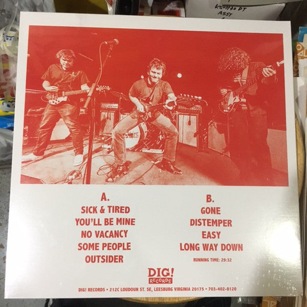 The Ar-Kaics - Live In The Shit — back sleeve