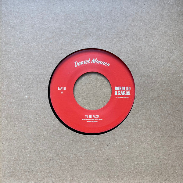 Daniel Monaco - Tu Sei Pazza — back sleeve