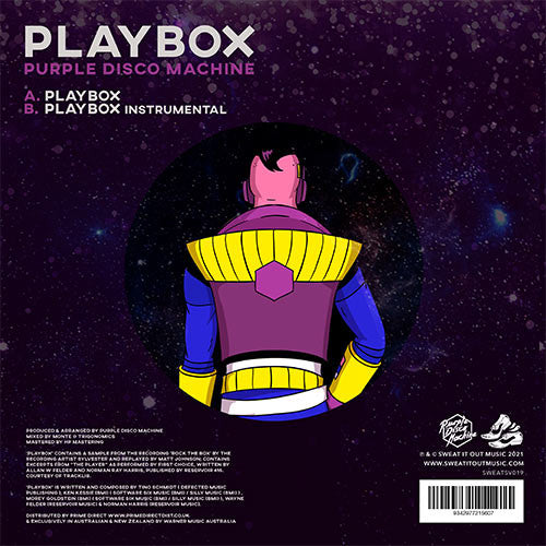 Purple Disco Machine - Playbox — back sleeve