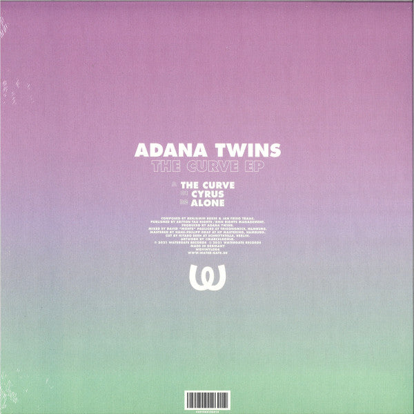 Adana Twins - The Curve EP — back sleeve