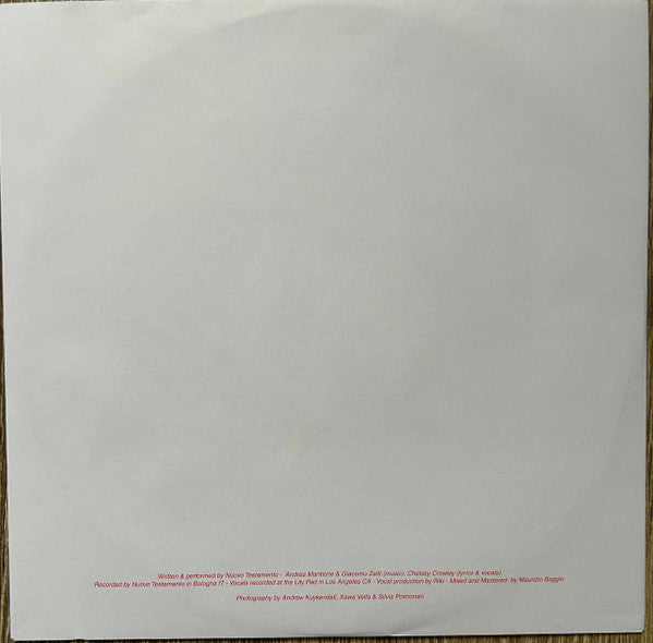 Nuovo Testamento : New Earth (LP, Album, Ltd)