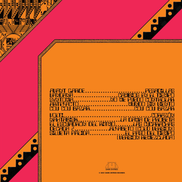 Various - Back Up: Mexican Tecno Pop 1980-1989 — back sleeve