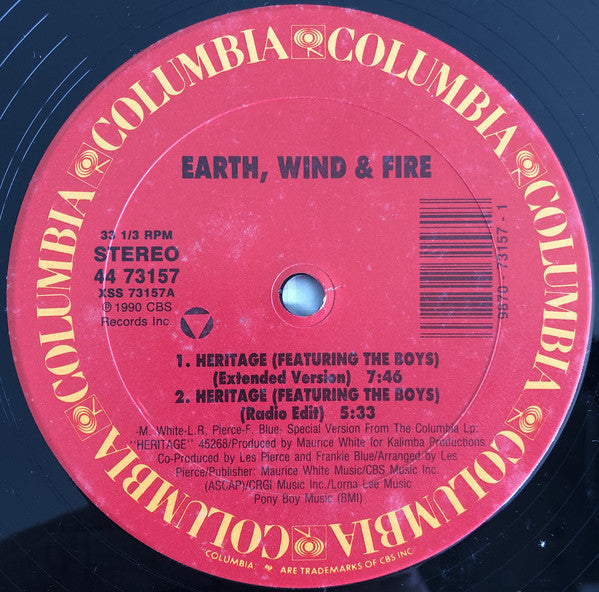 Earth, Wind & Fire : Heritage (12")