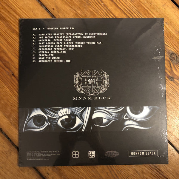 Dax J - Utopian Surrealism — back sleeve