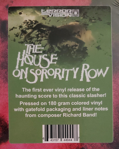 Richard Band - The House On Sorority Row (Original Motion Picture Soundtrack) — back sleeve