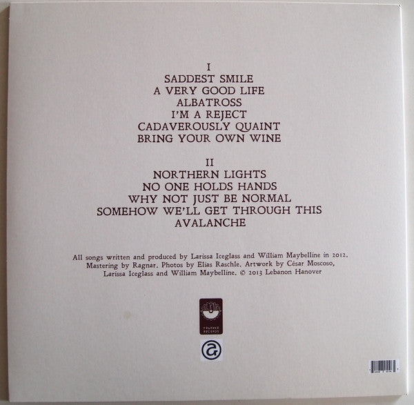 Lebanon Hanover : Why Not Just Be Solo (LP, Album, RP)