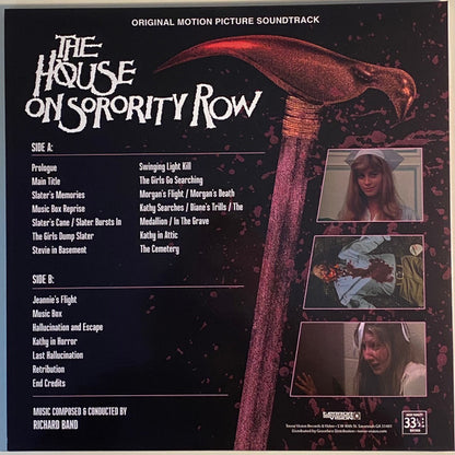 Richard Band : The House On Sorority Row (Original Motion Picture Soundtrack) (LP, RM, Bab)