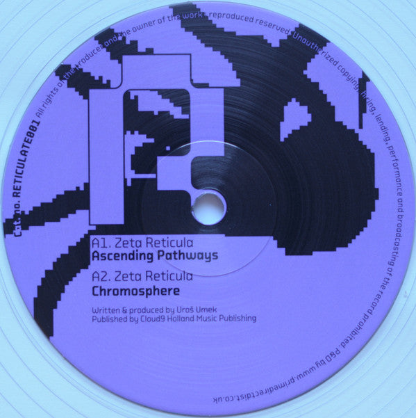 Zeta Reticula - Ascending Pathways — front sleeve