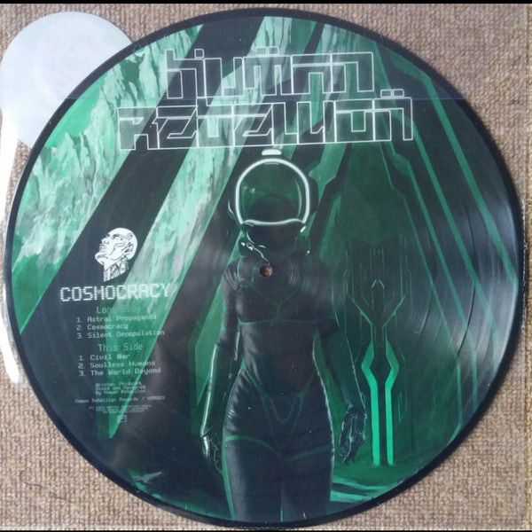 Human Rebellion - Cosmocracy EP — back sleeve