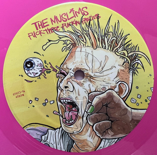 The Muslims (2) : Fuck These Fuckin Fascists (LP, Ltd, Pin)