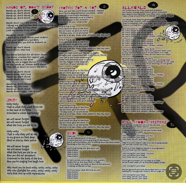 The Muslims (2) : Fuck These Fuckin Fascists (LP, Ltd, Pin)