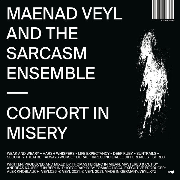 Maenad Veyl And The Sarcasm Ensemble : Comfort In Misery (LP)
