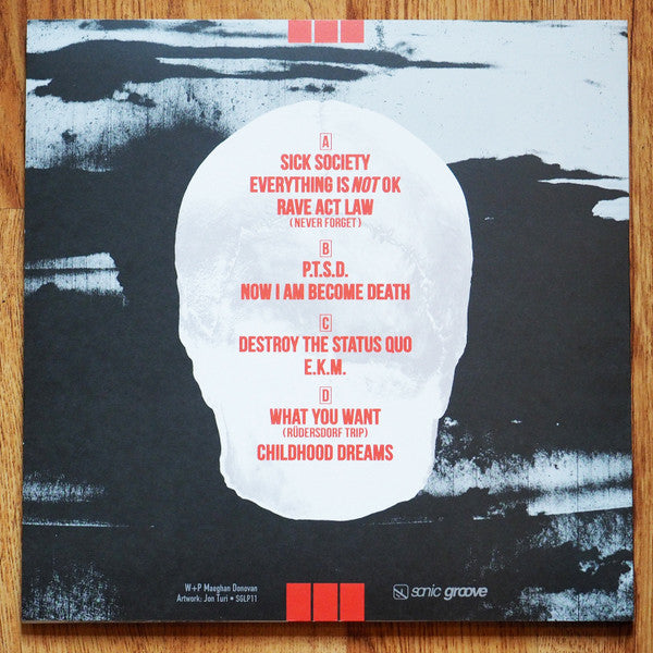 Maedon - Now I Am Become Death — back sleeve