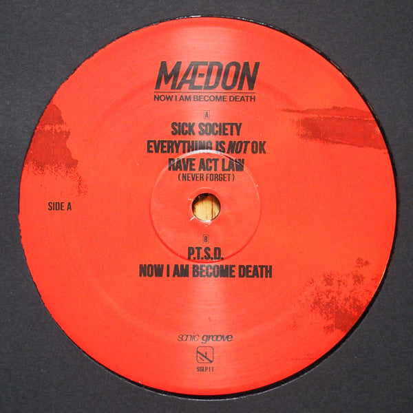 Maedon : Now I Am Become Death (2x12", Album)