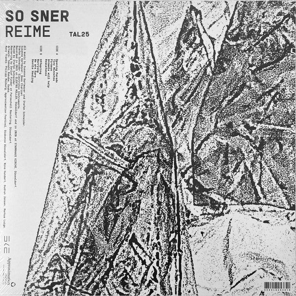 SO SNER : Reime (LP)