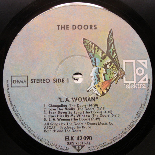 The Doors : L.A. Woman (LP, Album, RE)