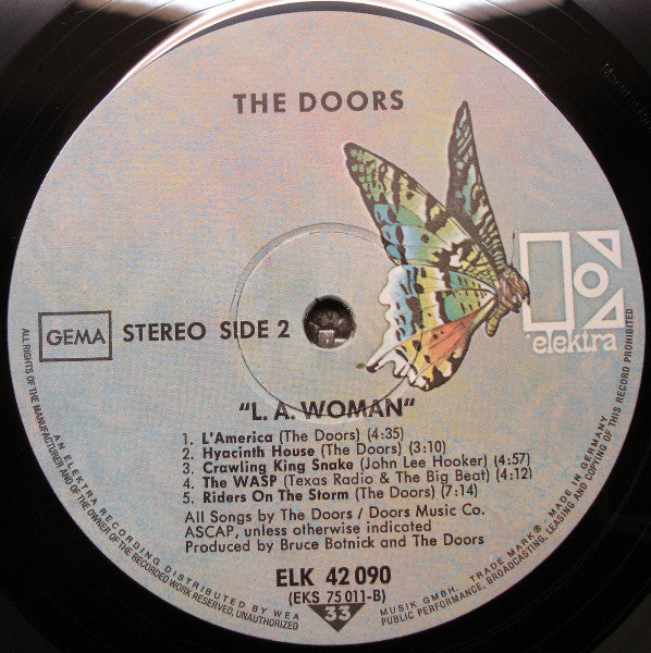 The Doors : L.A. Woman (LP, Album, RE)