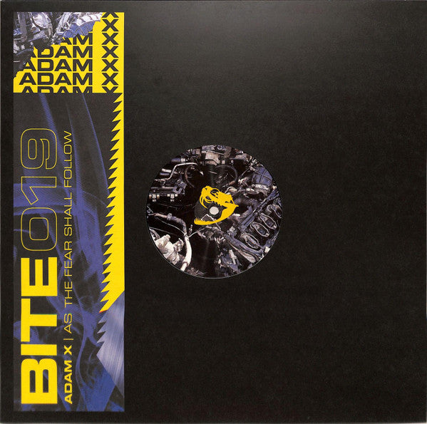 Adam X - As The Fear Shall Follow — front sleeve