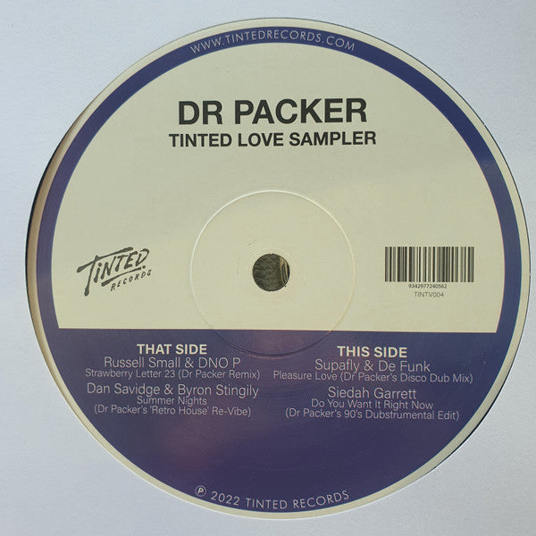 Dr. Packer - Tinted Love Sampler — front sleeve