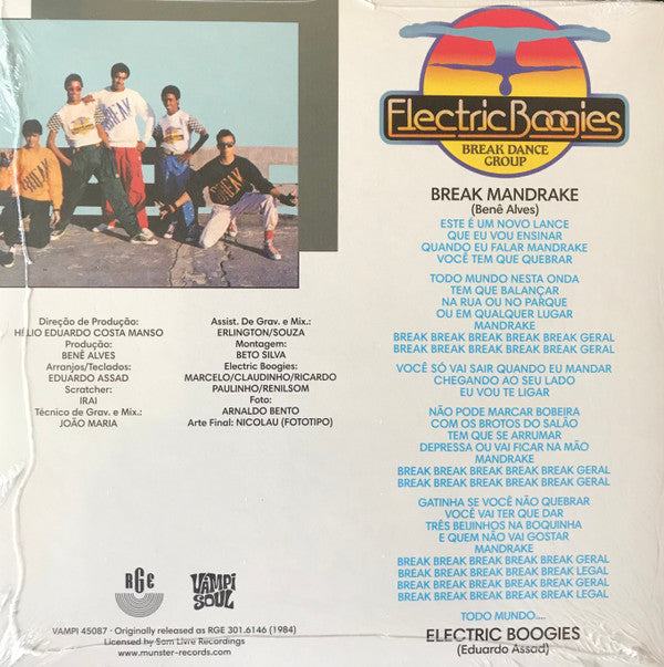 Electric Boogies : Break Mandrake (7", RE)