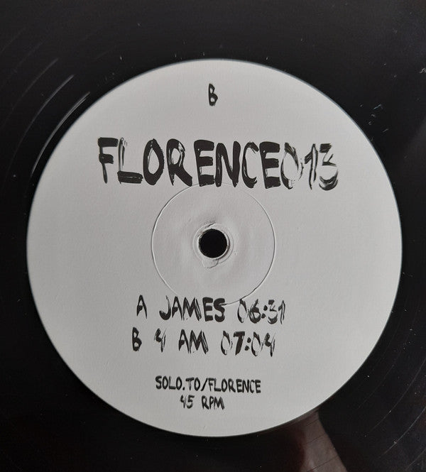 Unknown Artist - Florence 013 — front sleeve