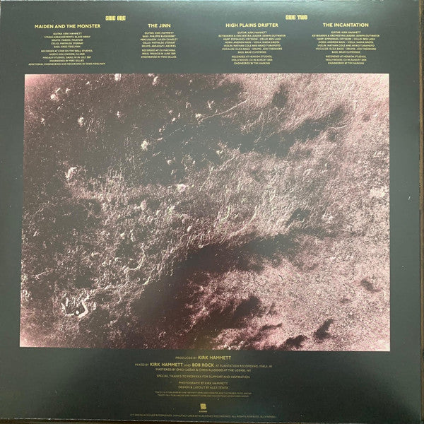 Kirk Hammett - Portals — back sleeve