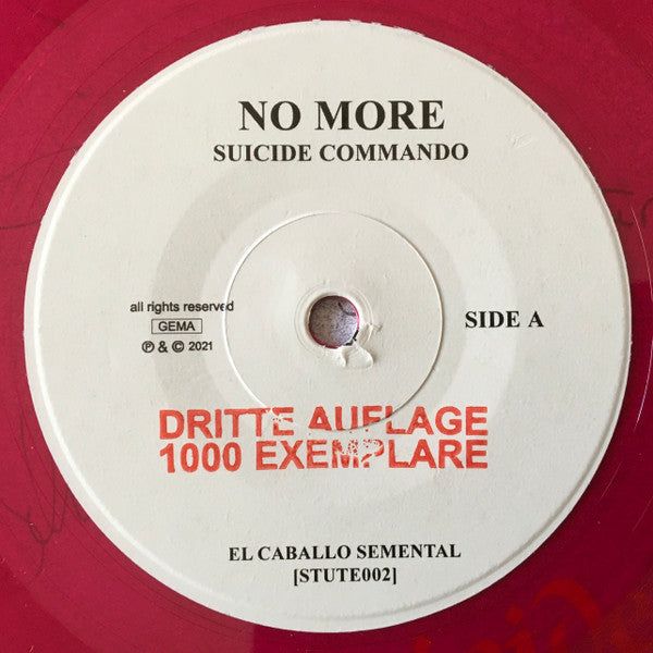No More : Suicide Commando (7", Single, Ltd, RE, RM, RP, Pur)