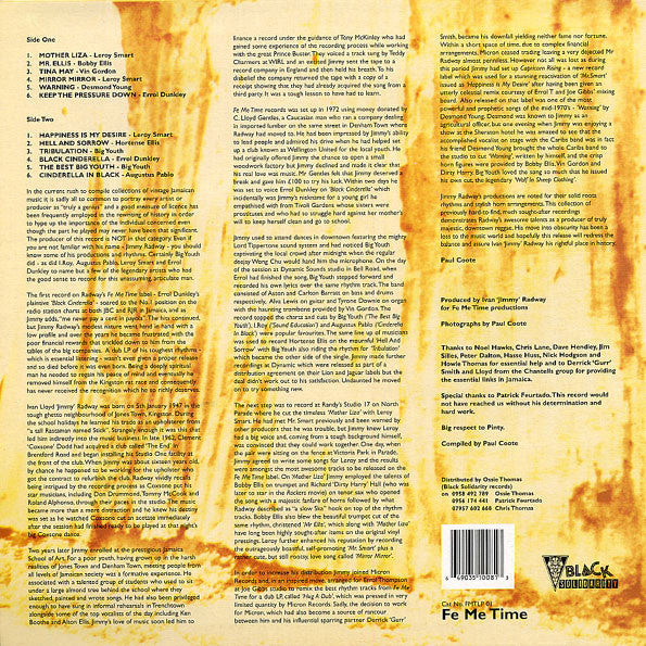 Various - Keep The Pressure Down — back sleeve