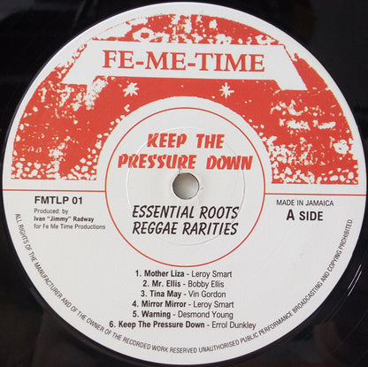 Various : Keep The Pressure Down (LP, Comp)