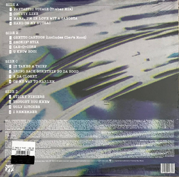 Coolio - It Takes A Thief — back sleeve