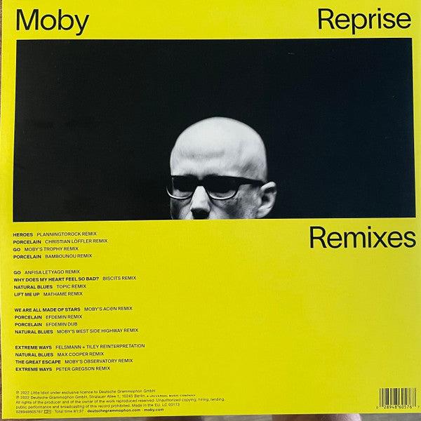 Moby - Reprise Remixes — back sleeve