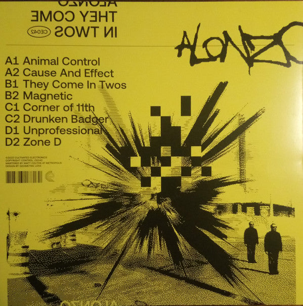 Alonzo  - They Come In Twos — back sleeve