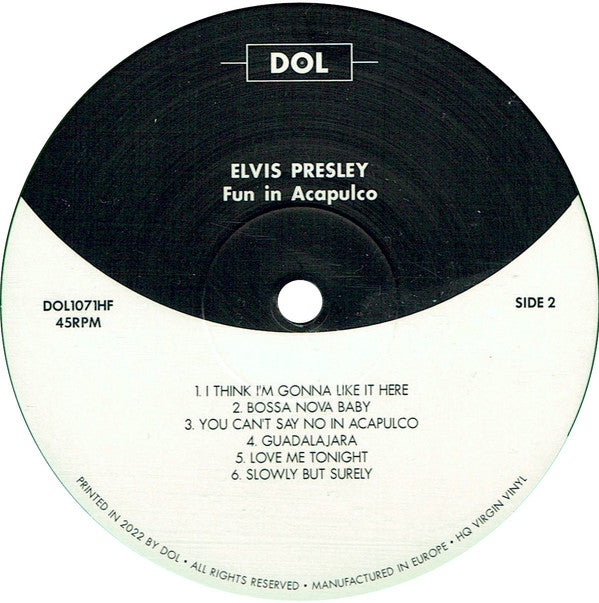 Elvis Presley : Fun In Acapulco (LP, Album, RE, Tra)