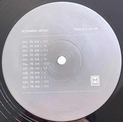 Alessandro Adriani - Program & Rhythm (LP, Comp, Ltd) (Mint (M))