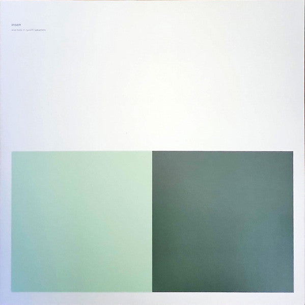 Alva Noto + Ryuichi Sakamoto - Insen — front sleeve