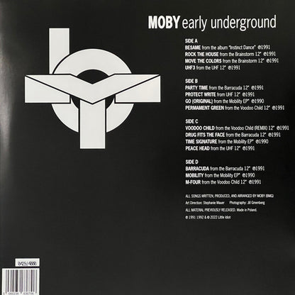 Moby : Early Underground (2xLP, Comp, Num, RE, 140)