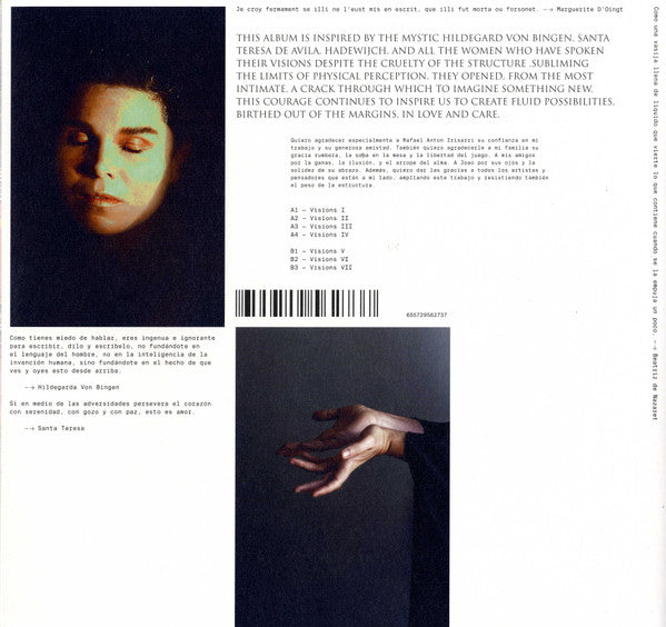 Yamila Ríos - Visions — back sleeve