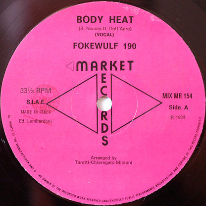 Fockewulf 190 : Body Heat (12", Maxi)