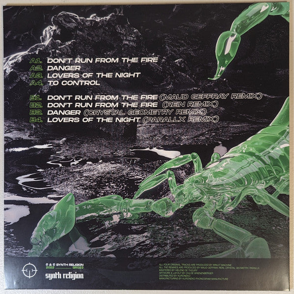 Minuit Machine : Don't Run From The Fire (Remix Edition) (12", EP, Gre)
