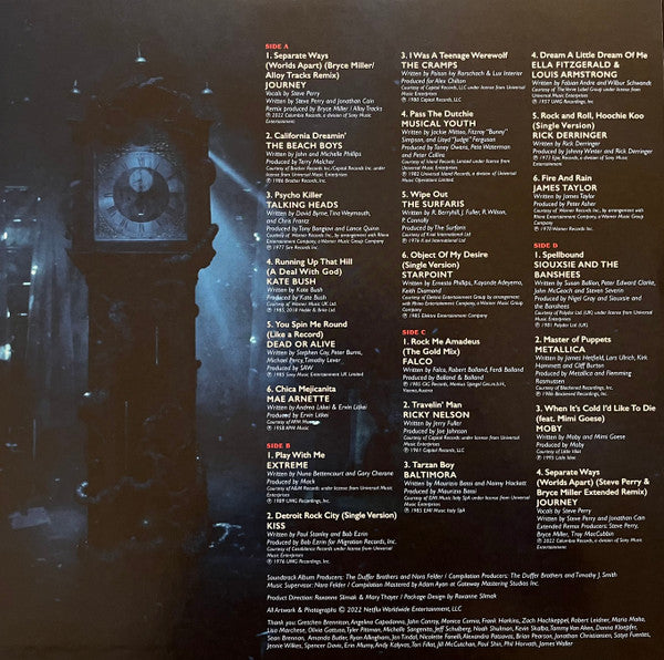 Various - Stranger Things 4 (Soundtrack From The Netflix Series) — back sleeve