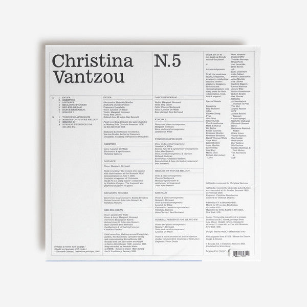 Christina Vantzou : No. 5 (LP)