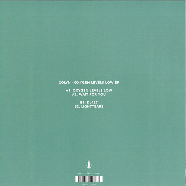 Colyn  - Oxygen Levels Low EP — back sleeve