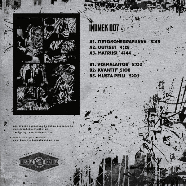 Konerytmi - Voimalaitos EP — back sleeve