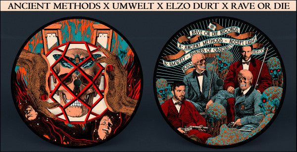 Ancient Methods / Umwelt : Rave Or Die 15 (10", Ltd, Pic)