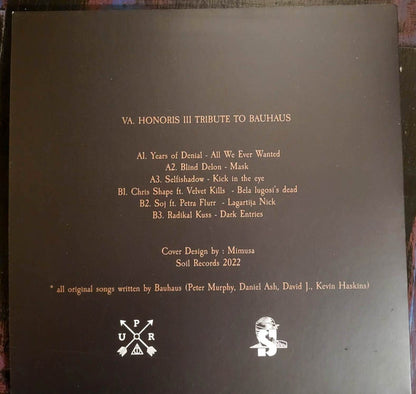 Various : Honoris III (Tribute To Bauhaus) (12", Ltd, Gol)